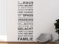 Wandtattoo in diesem Haus Wandtattoo in diesem Haus