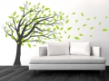Wandtattoo wehender Baum Wandtattoo wehender Baum