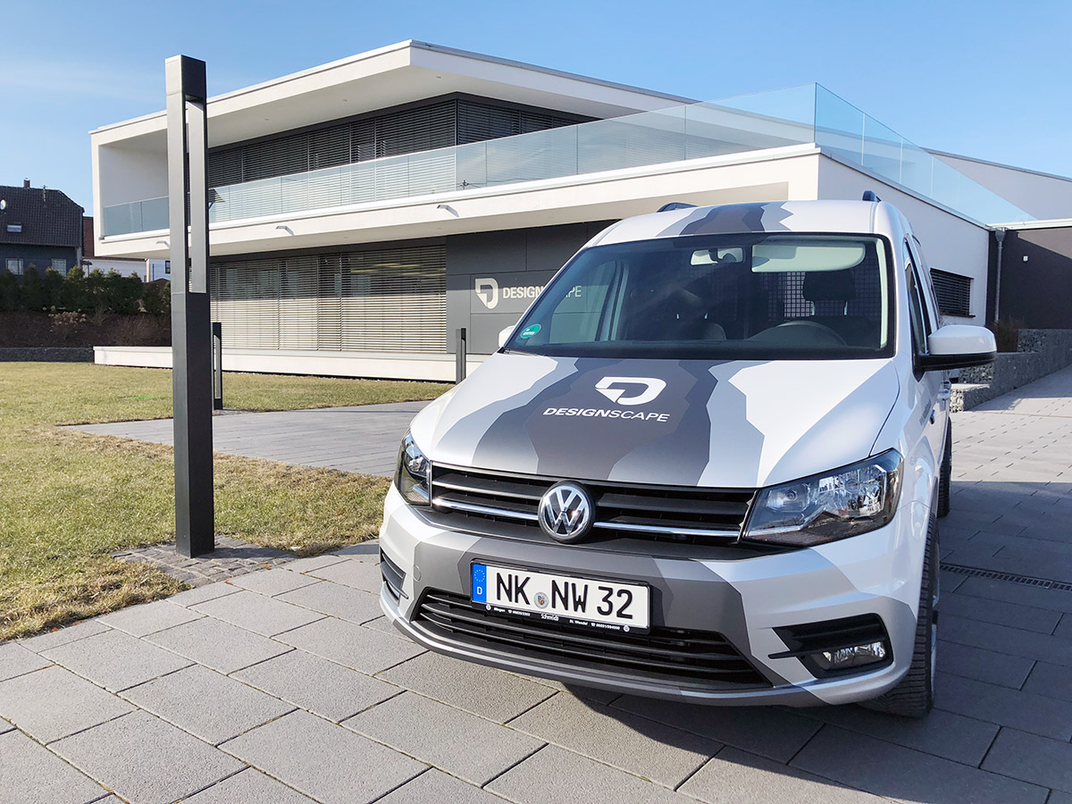 VW Caddy Maxi mit Autofolierung