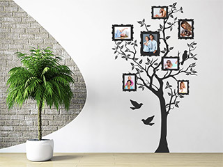Wandtattoo Fotorahmen Fotobaum